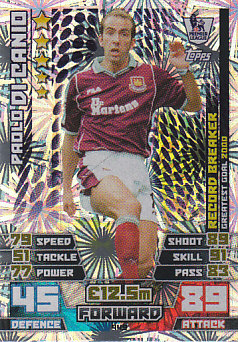 Paolo Di Canio West Ham United 2014/15 Topps Match Attax Record Breaker #449